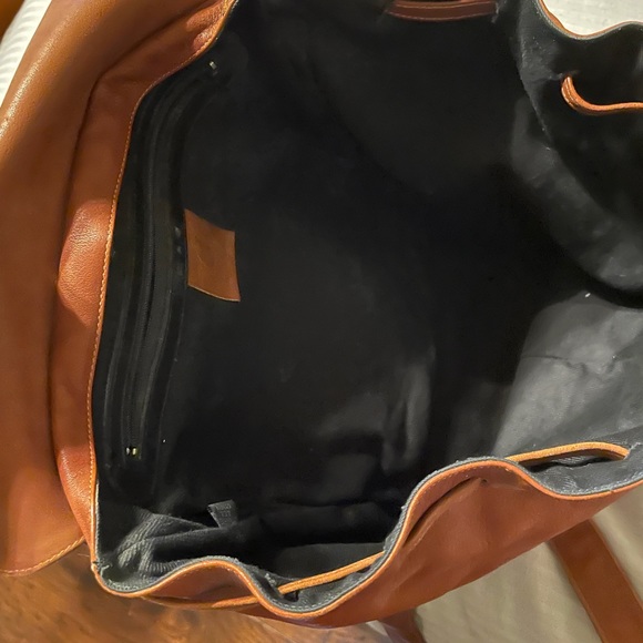 Genuine leather back purse